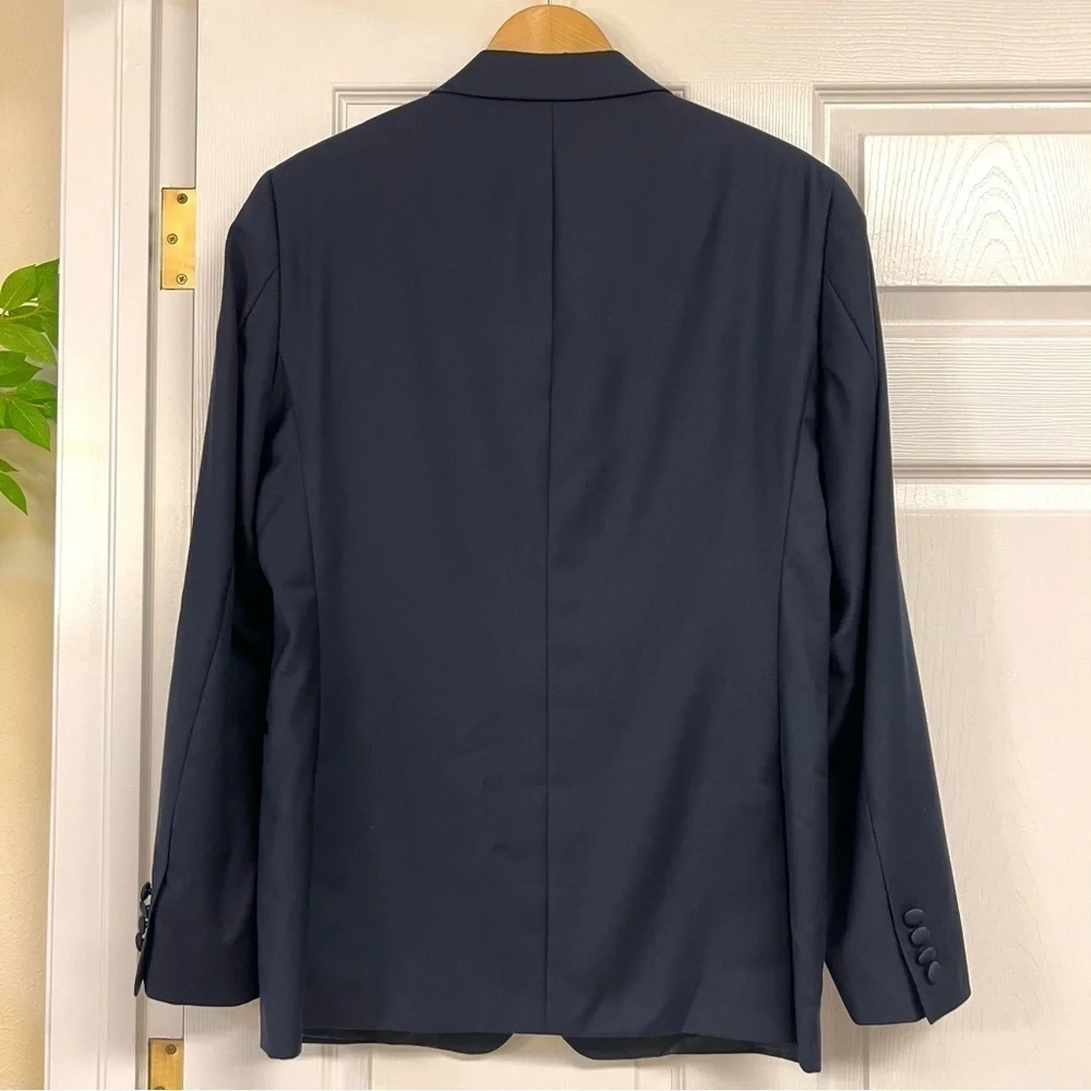 CALVIN KLEIN Extreme Fit 100% Wool black blazer men’s size 38R luxury